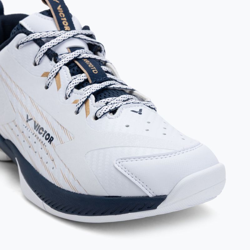 Men's badminton shoes VICTOR A970TD AX bright white/light gold 7