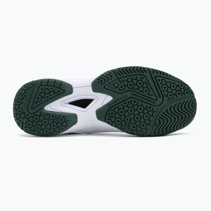Men's badminton shoes VICTOR P8500CLS AG bright white/hunter green 4