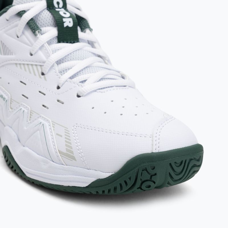 Men's badminton shoes VICTOR P8500CLS AG bright white/hunter green 7