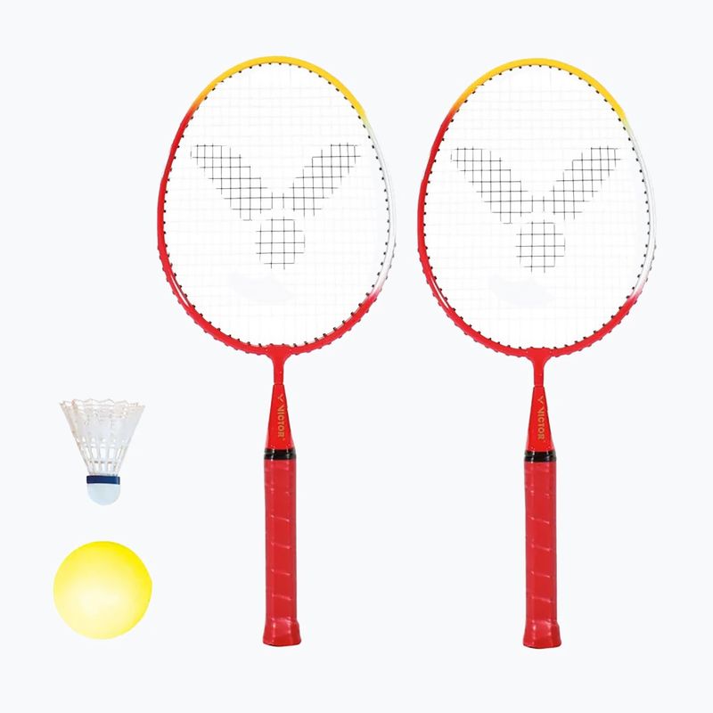 Children's badminton set VICFUN Mini Badminton red/yellow 7