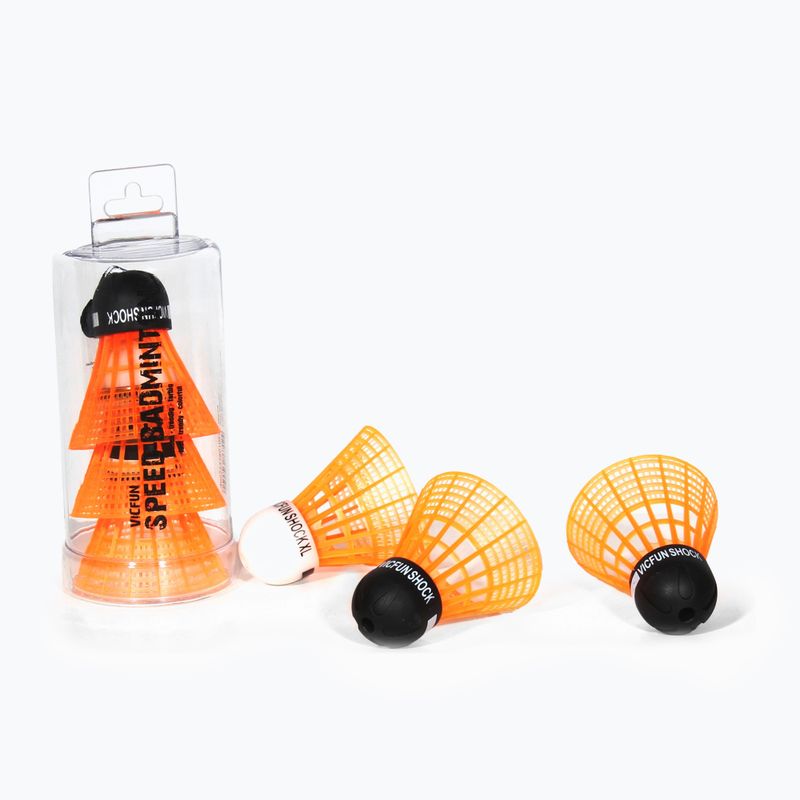 VICFUN Shock Tube badminton shuttlecocks 3 pcs orange 3