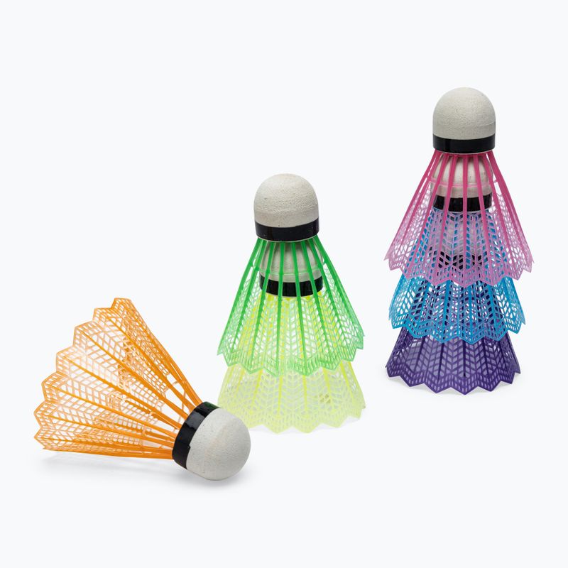 VICTOR Vicfun badminton shuttlecocks 6 pcs, coloured 2