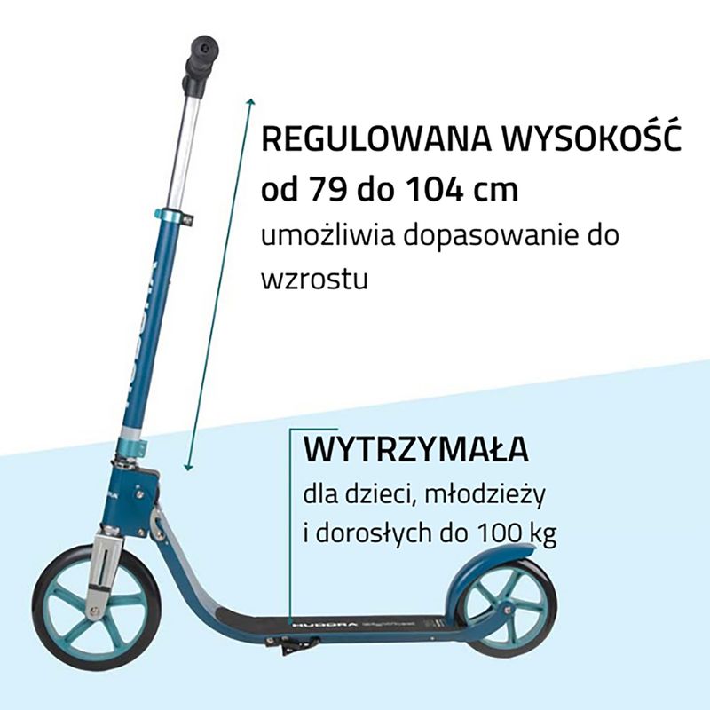 Hudora Bigwheel 215 scooter blue 14126 9