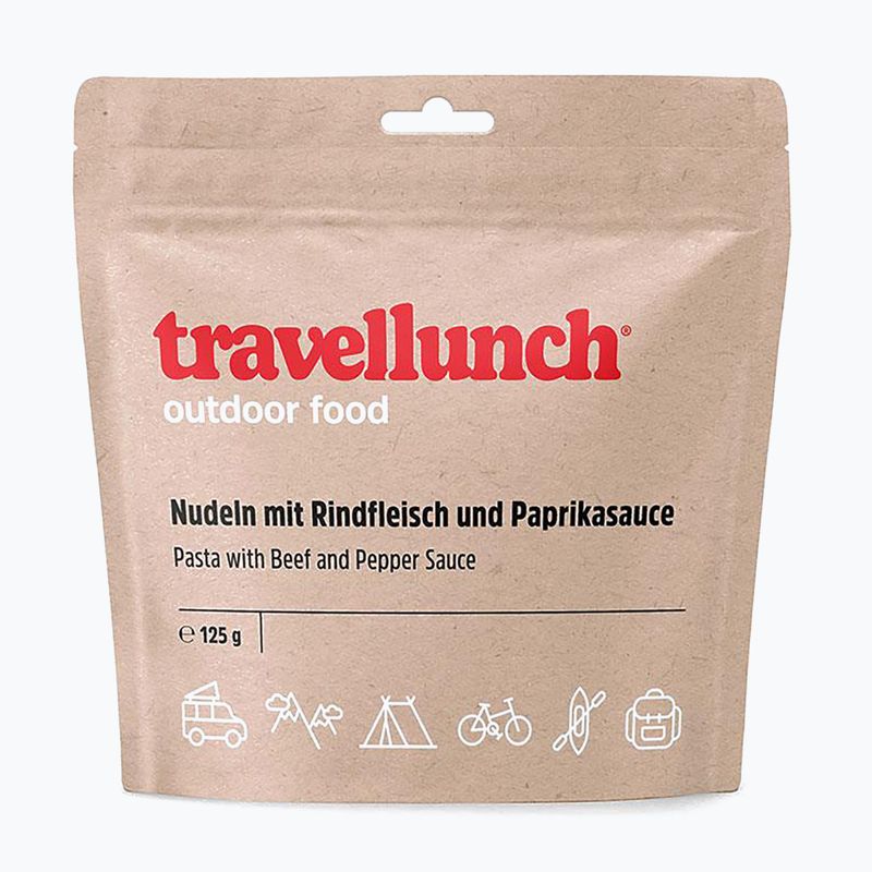Freeze-dried food travellunch Paste in pepper sauce with beef 125 g