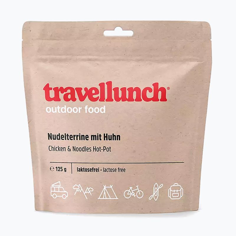 Freeze-dried food travellunch Makaron z Kurczakiem Hot Pot Bez Laktozy 125 g