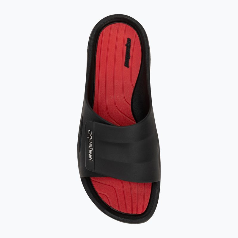 Men's slides aquaFeel Profi Pool black/red 5