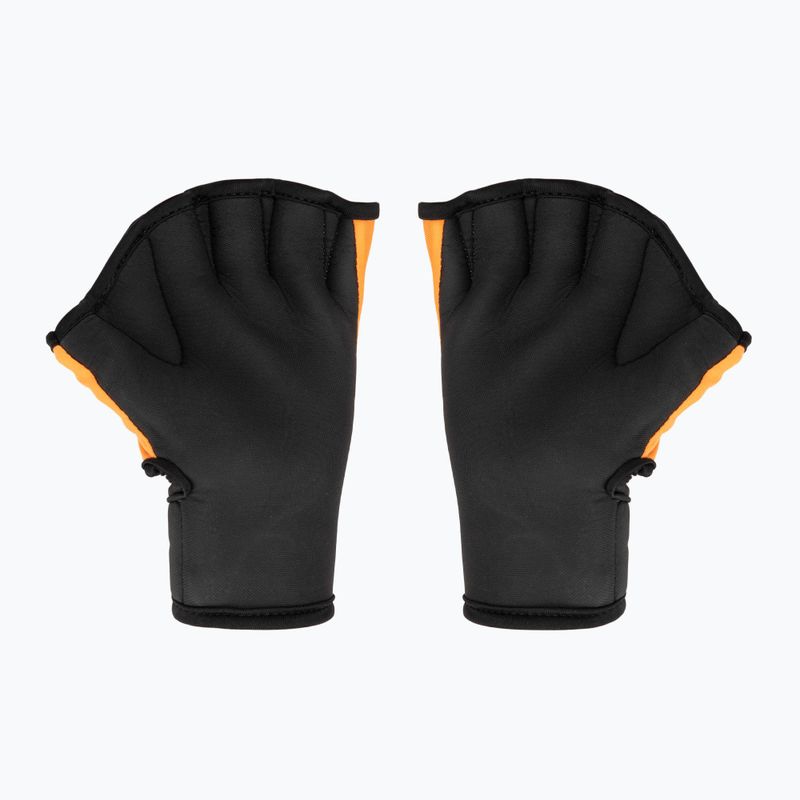 Fashy 4462 neoprene aquafitness gloves orange/black 2