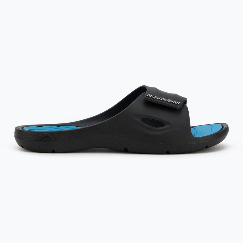 Women's slides aquafeel Profi Pool black / turqoise 2