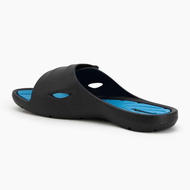 Women's slides aquafeel Profi Pool black / turqoise 3