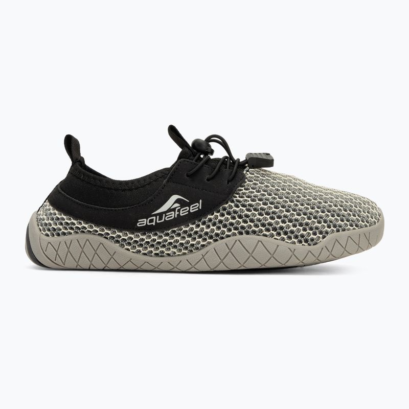 Women's water shoes aquafeel Oceanside grey / black 2