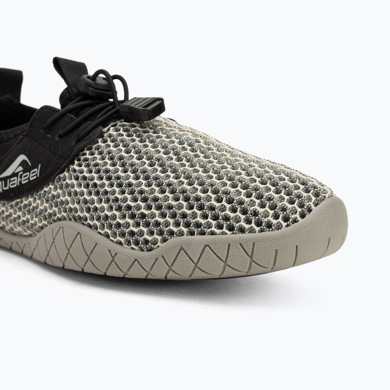 Women's water shoes aquafeel Oceanside grey / black 7