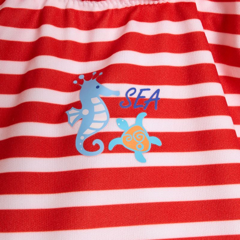 Children's one-piece swimsuit with nappy Fashy 15470 Babies Little Stars multi-colour 3