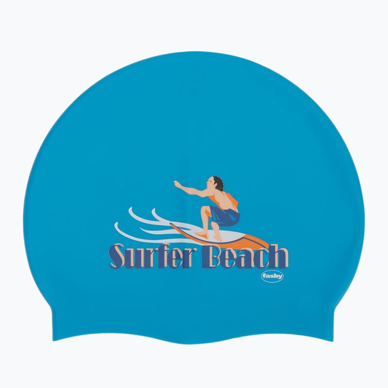 Fashy children's swimming cap 3047 Printed sky blue