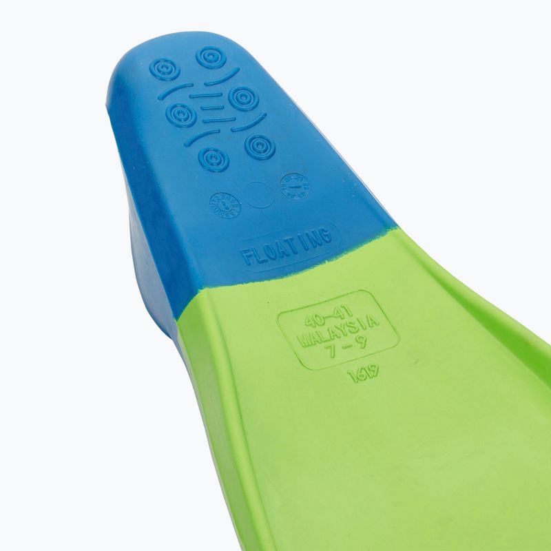 Aquafeel Swim Fin Floating light green/blue fins 2