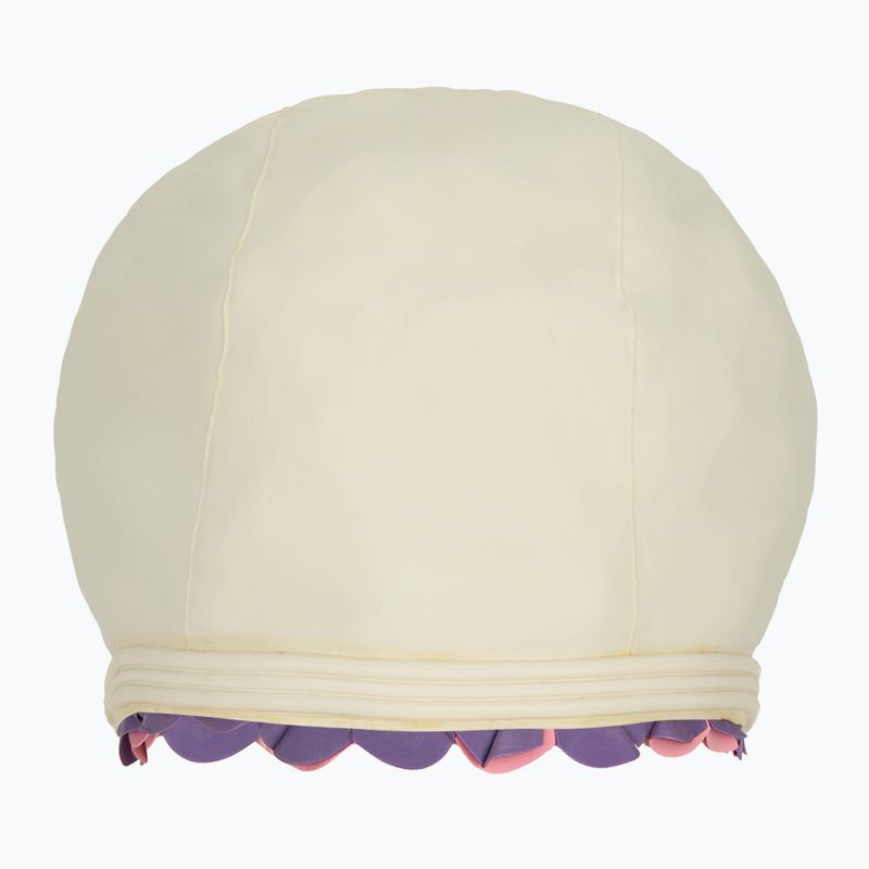 Women's swim cap Fashy Flowers rose / purple 2
