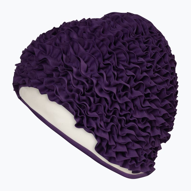 Women's swim cap Fashy Exclusive Frill purple