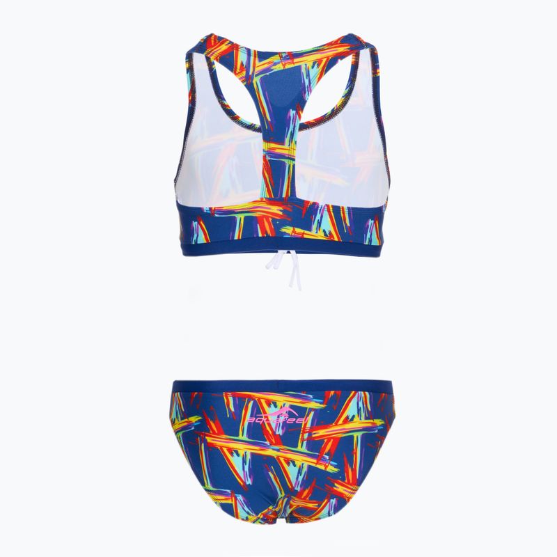 Children's two-piece swimsuit aquafeel Racerback colorful a 2