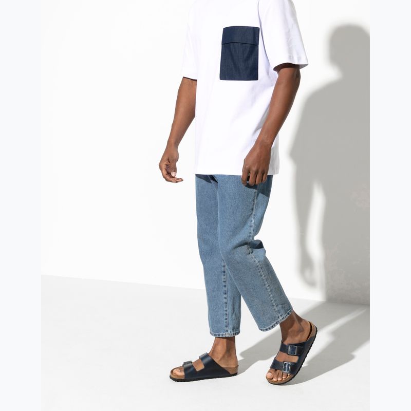 BIRKENSTOCK Arizona SFB LEOI Narrow blue slides 11