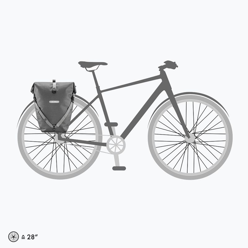 Bike panniers ORTLIEB Rear Back-Roller Urban Line grey O-F5502 14