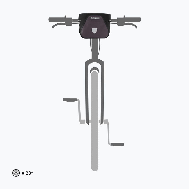 Handlebar bag ORTLIEB Ultimate Plus 6.5 l granite/black 5