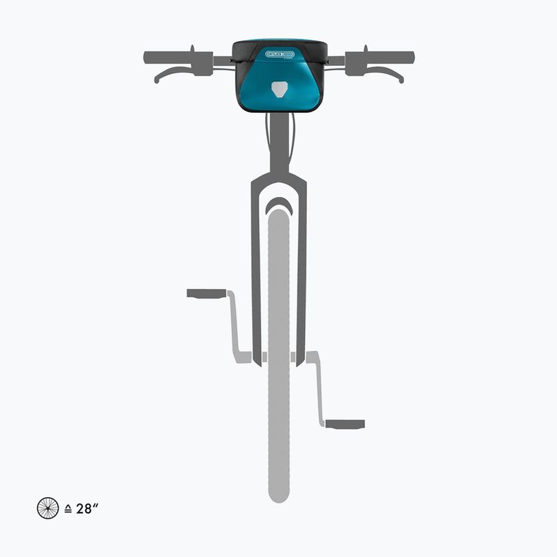 Handlebar bag ORTLIEB Ultimate 6.5 l petrol/black 5