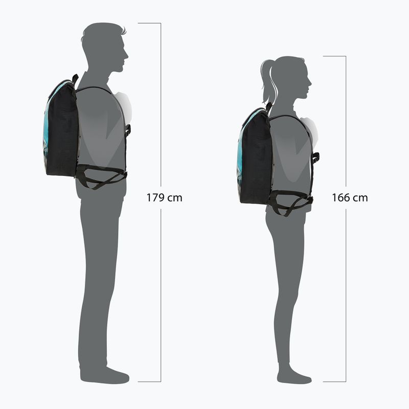 ORTLIEB Velocity Design Forest 23 l backpack black/blue 7