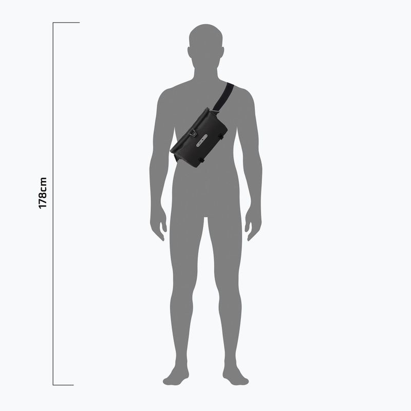 Bicycle handlebar bag ORTLIEB Velo-Sling 3 l black 10