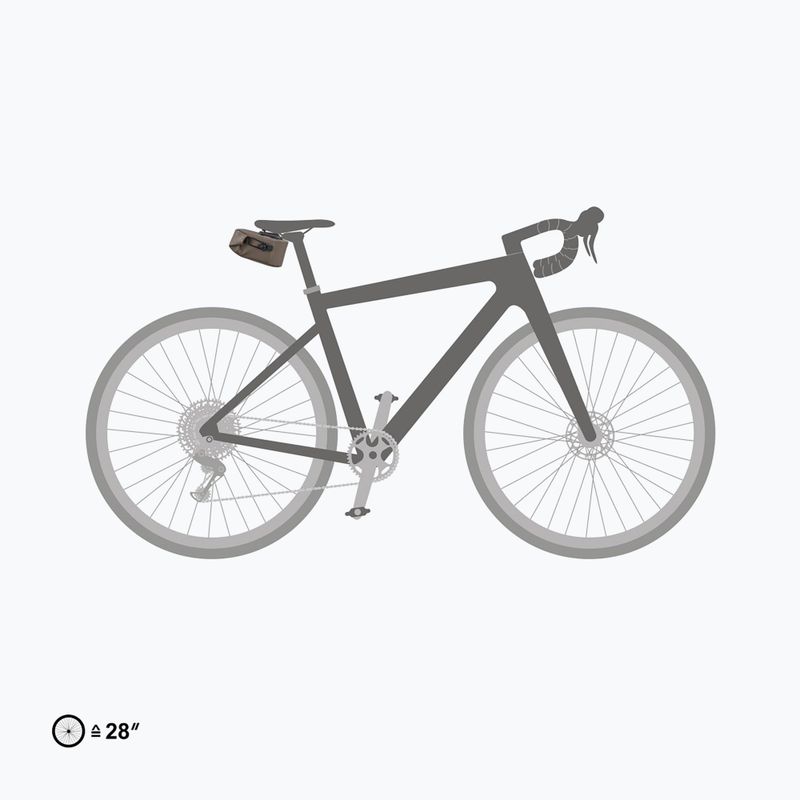 Bike under-saddle bag ORTLIEB Micro Two 0.8 l dark sand 7