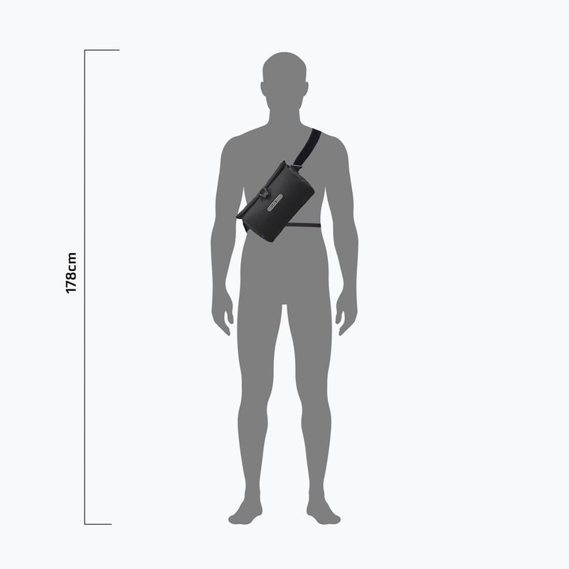 Handlebar bag ORTLIEB Velo-Sling Flex 5 l black 10