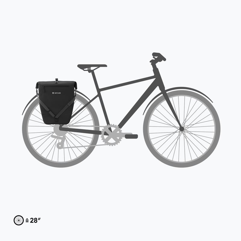 Bike pannier Ortlieb Tylna Back-Roller Zip-Pocket Tidura Strong QL2.2 20L black 8