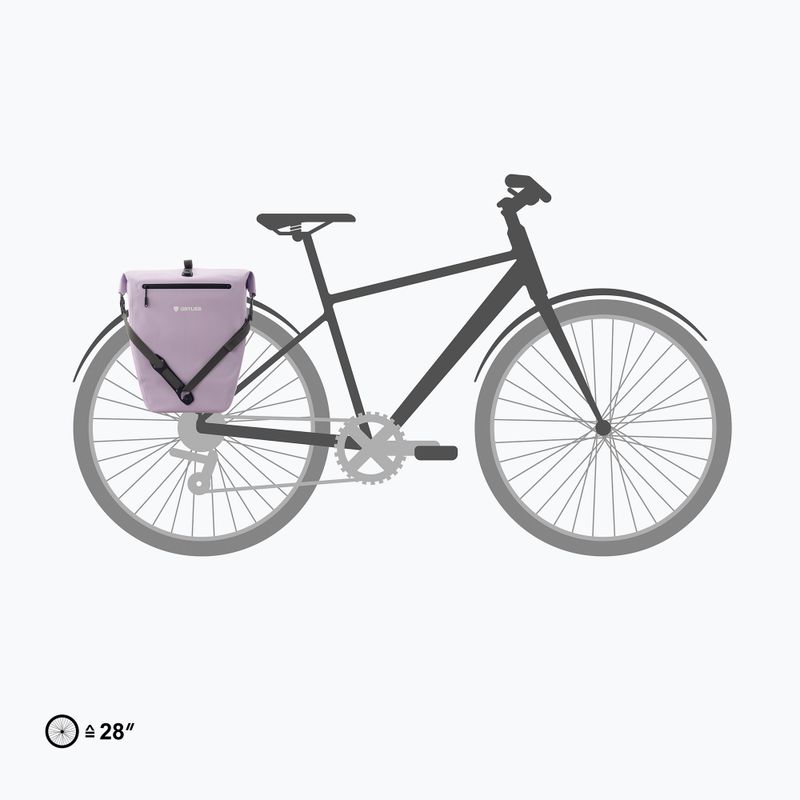 Bike pannier Ortlieb Tylna Back-Roller Zip-Pocket Tidura Strong QL2.2 20L lavender 8
