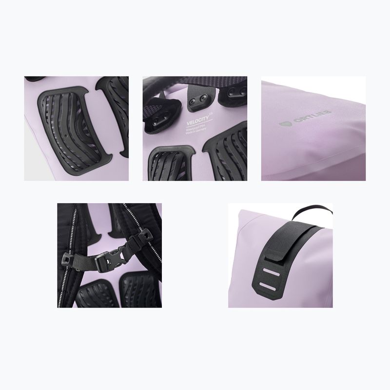 Backpack Ortlieb Velocity Tidura Strong 23L lavender 9