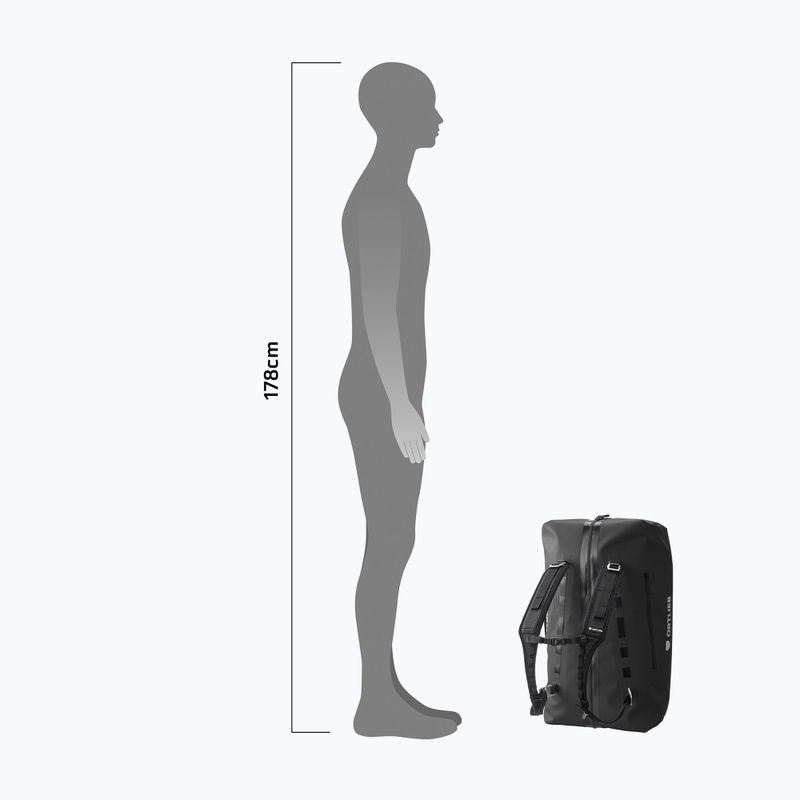 Travel bag Ortlieb Duffle Zip Tidura Strong 60L black 10