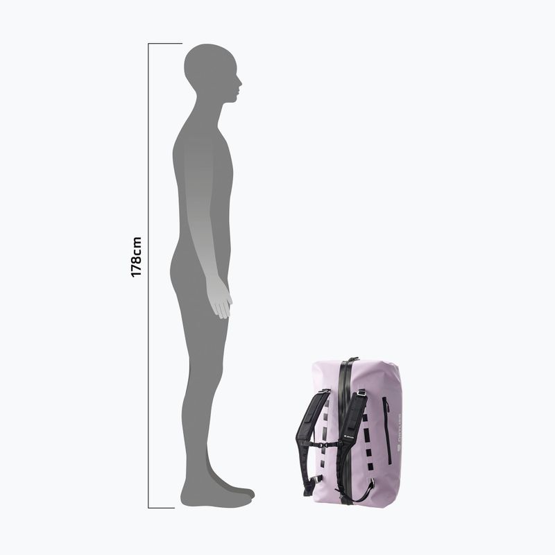 Travel bag Ortlieb Duffle Zip Tidura Strong 60L lavender 10