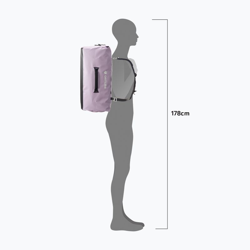 ORTLIEB Duffle Zip Tidura Strong 60 l lavender travel bag 11