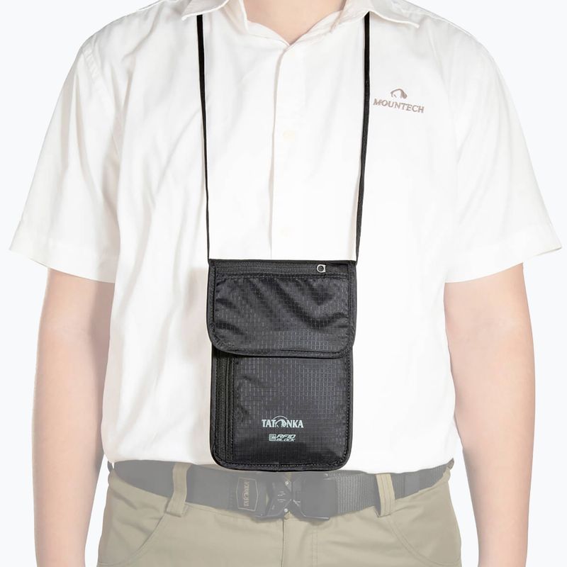 Pouch Tatonka Skin Neck Puch RFID B black 5