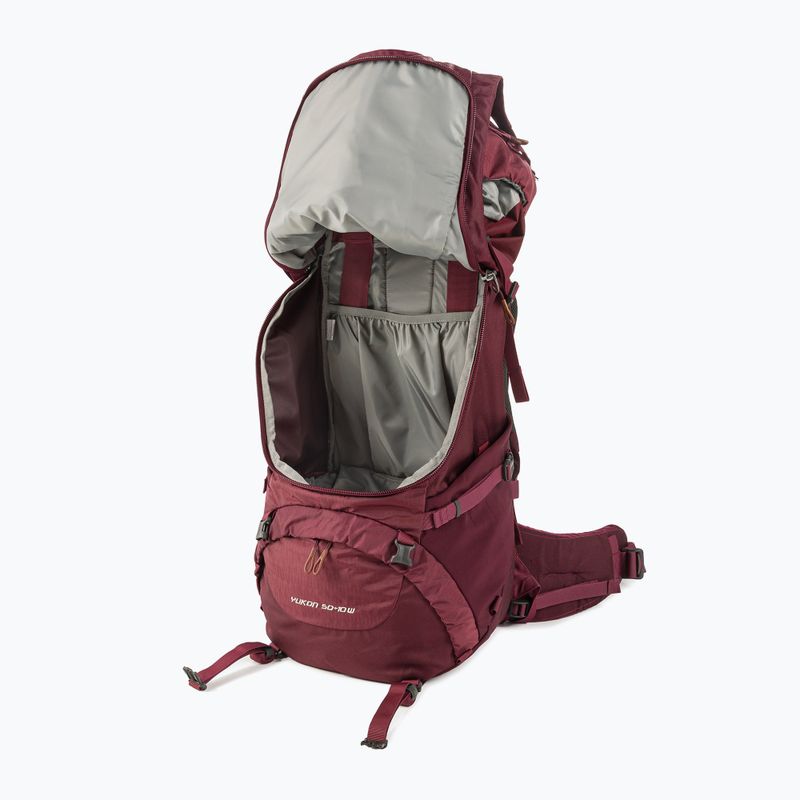 Tatonka women's trekking backpack Yukon 50+10 l maroon 1341.368 4