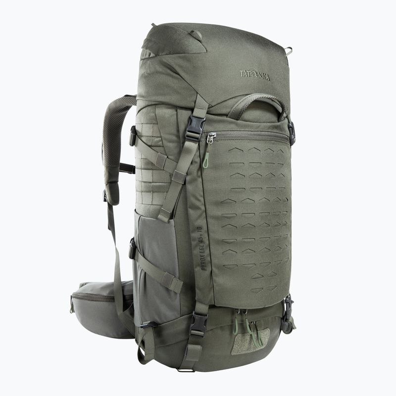 Tatonka Pyrox BC 45 + 10 l stone grey olive trekking backpack 2