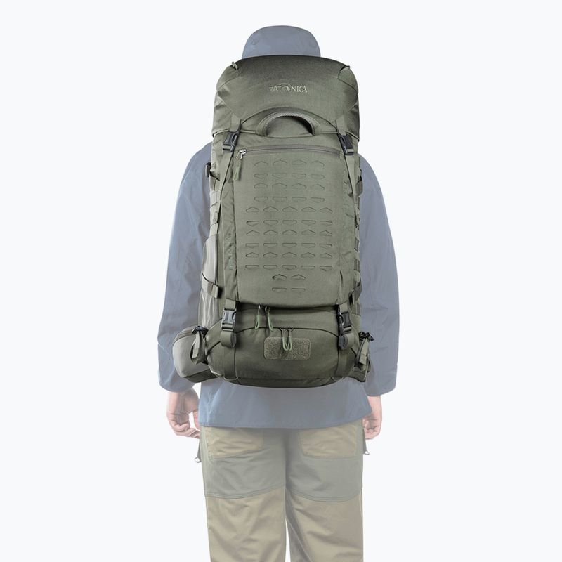 Tatonka Pyrox BC 45 + 10 l stone grey olive trekking backpack 19