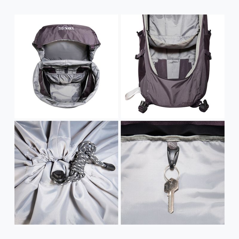 Women's trekking backpack Tatonka Noras 55 + 10 l midnight plum 8