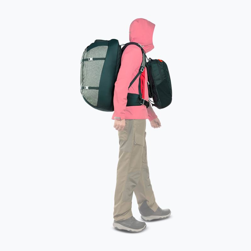 Women's hiking backpack Tatonka Great Escape 50 + 15 l sage green 16