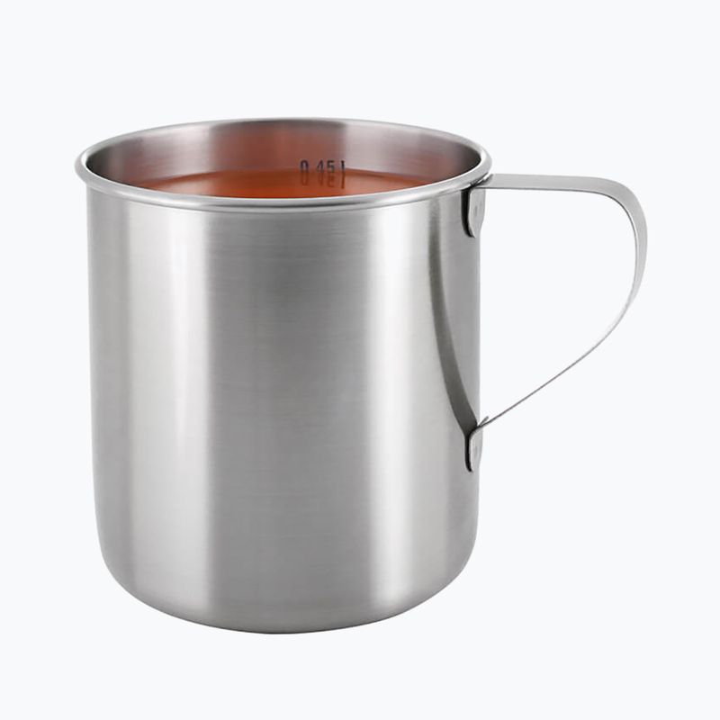 Travel mug Tatonka Mug 450ml silver 2