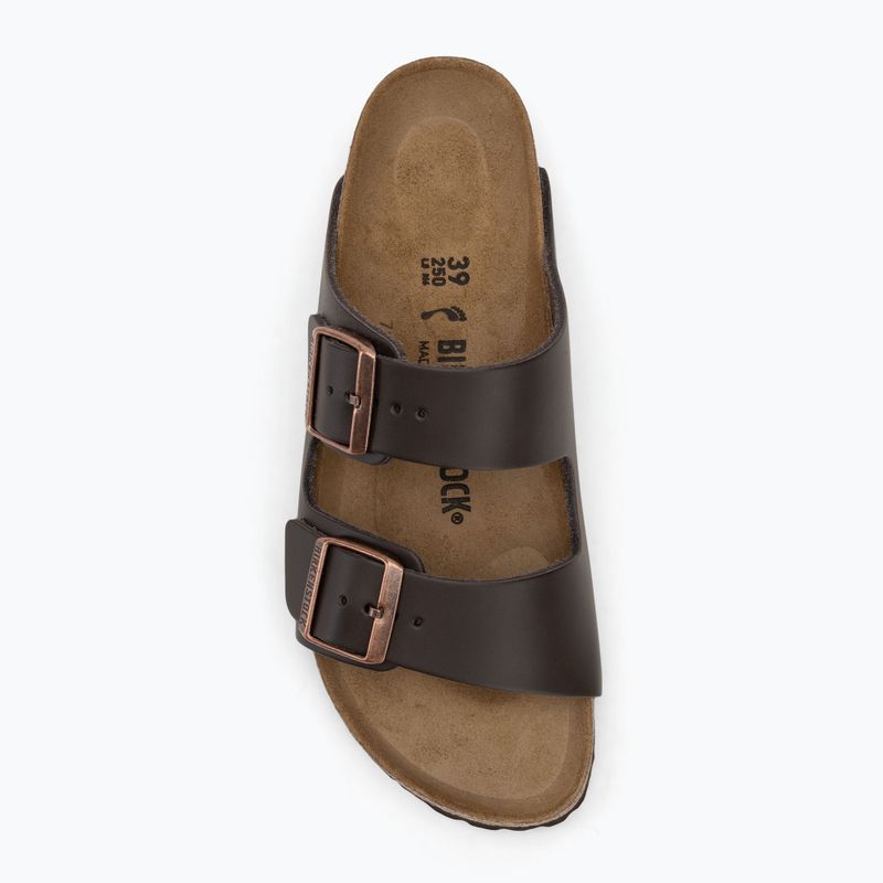 BIRKENSTOCK Arizona NL Narrow dark brown flip-flops 5