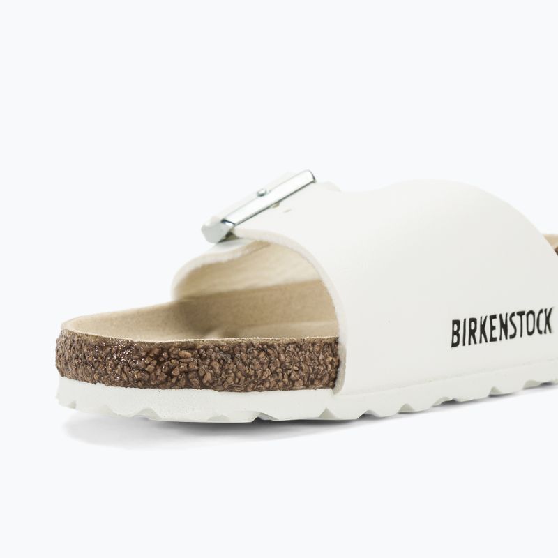 BIRKENSTOCK Madrid BF Narrow white slides 9