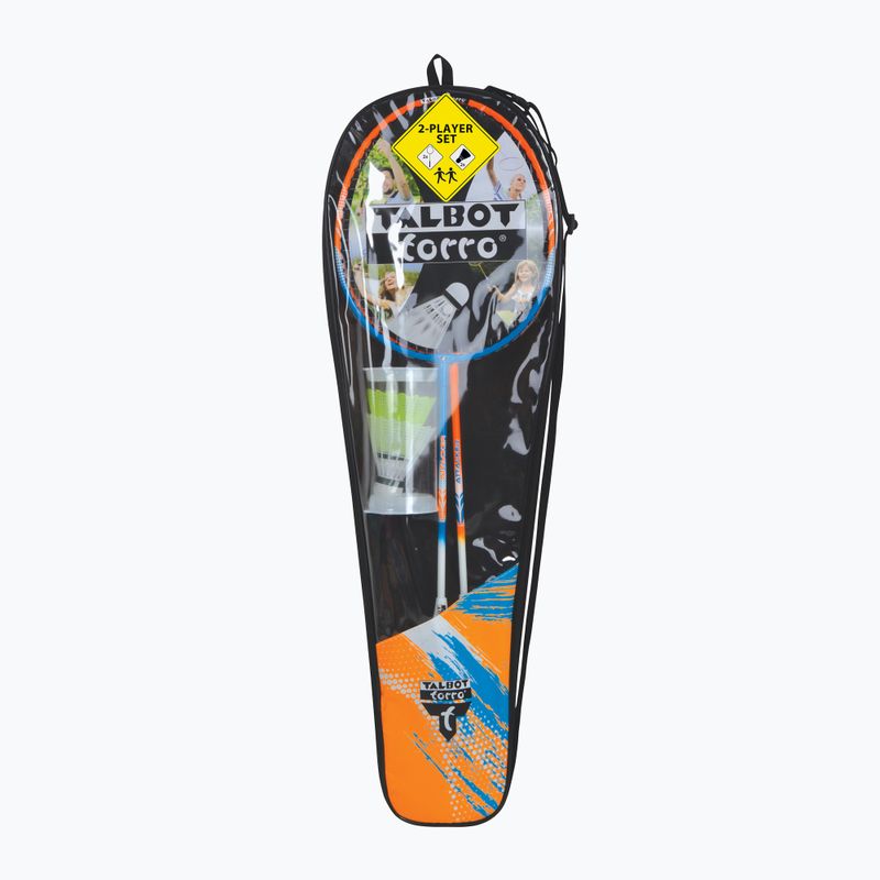Talbot-Torro 2 Attacker blue-orange badminton set 449411 7