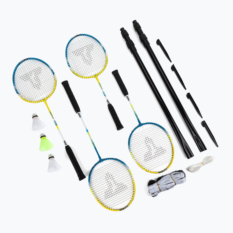 Talbot-Torro Family badminton set blue/yellow 449415