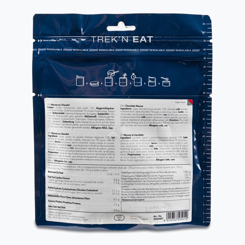 Freeze-dried food Trek'n Eat chocolate mousse 30505001 2