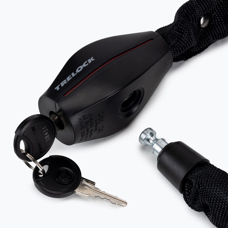 Trelock Bc 380/85/7 chain bicycle lock black TR-8005432 3