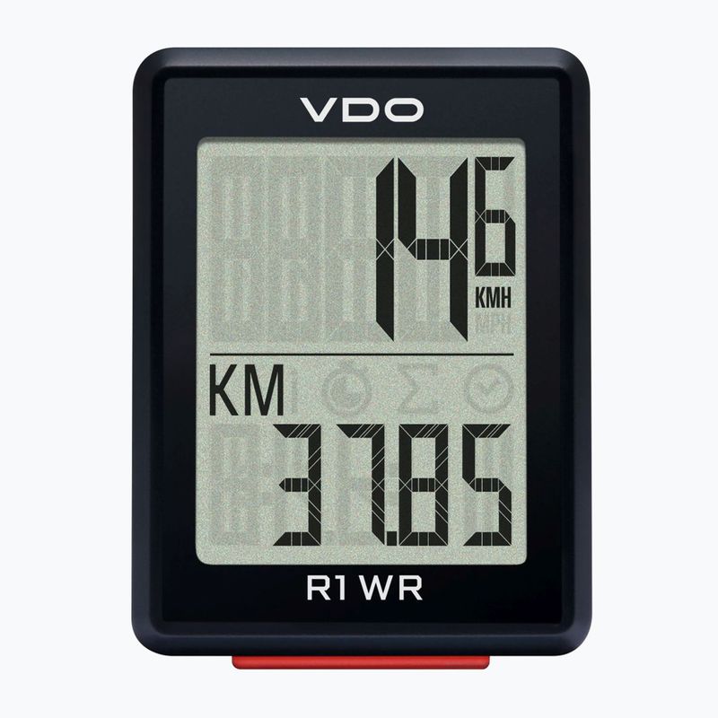 Bike counter VDO R1 WR black 64010