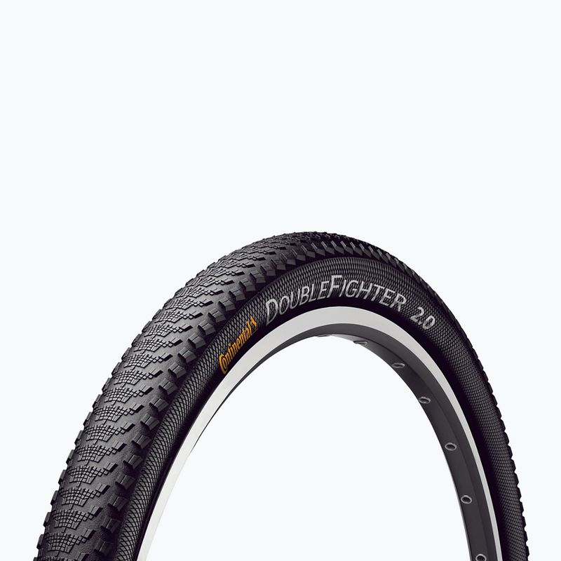Bicycle tyre Continental Double Fighter III wire 29 x 2.00 black/reflex